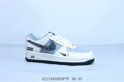 Nike Air Force 1 Af1耐克 空军一号休闲板鞋 Sup 货号 Xs1958-568 421 Adeop半 36-45