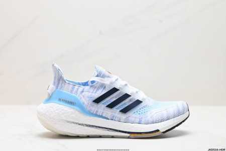 公司级阿迪达斯adidas Ultraboost Ub21全掌爆米花休闲运动跑鞋。采用网材搭配反光皮革鞋面，配上stretchweb网格外底和boost中底，提 - 点击图像关闭