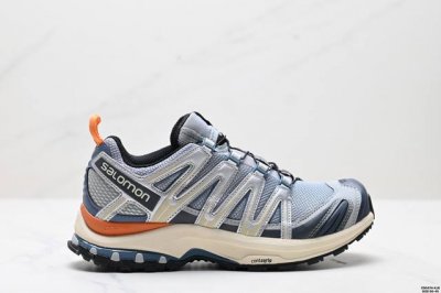 公司级Salomon Xa Pro 3D Suede 萨洛蒙户外越野跑鞋 鞋面采用Sensifit贴合技术 全方位贴合包裹脚型 鞋跟部鞋底牵引设计 提供强大的抓