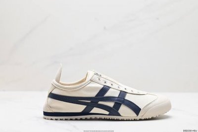 真标onitsuka Tiger鬼冢虎 Mexico 66 Slip-On 一脚蹬低帮夏季透气运动休闲鞋 货号:D3Kon-0143 尺码:35.5 36 37