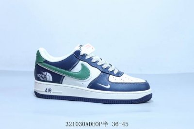 260 耐克 Nike Air Force 1 Af1耐克 低帮 空军一号休闲板鞋 北面 货号 Hd2258-005 321030Adeop半 36-45