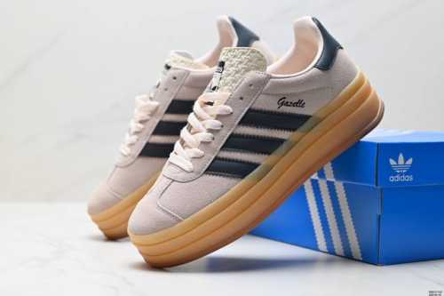 真标阿迪达斯Adidas Gazelle Bold W低帮复古百搭休闲运动板鞋 货号:Ie0429 尺码:35-42 Id:Dsd117-Fjz
