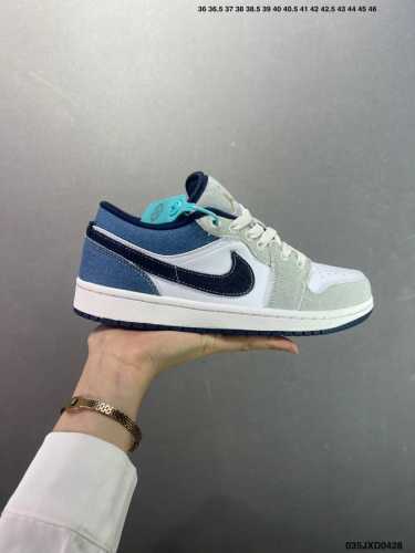 公司级Nike Air Jordan 1 Low Aj1乔1低帮休闲板鞋 同步官方配色 原档冲孔鞋头 四线拉帮 鞋舌高弹海绵填充 官方货号:553558 113