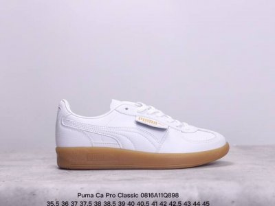 真标彪马 Puma Ca Pro Classic 百搭单品彪马复古休闲鞋经典男女板鞋，搭配精心设计的配色组合，营造浓郁的复古氛围。鞋面打孔细节,提升穿着时的舒适