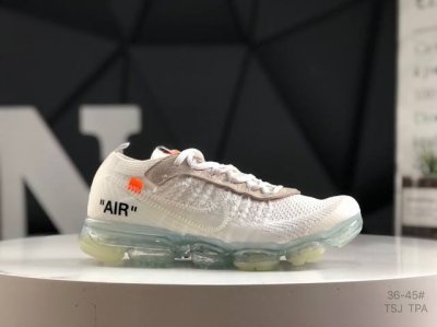 耐克 Nk Air Vapormax Ow联名蒸汽大气垫慢跑鞋 极致用心独立开发 氮气充压原底气垫 进口针车机台 一针一线校准专柜正品 同步正品糊字体 区别市面