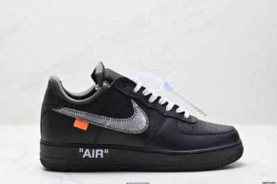公司级Off-White X Nike Air Force 1 Ow联名空军一号 柠檬黄 全黑配色 鞋款延续了此次联名的设计风格，整体以白色为主调，鞋身内侧同样