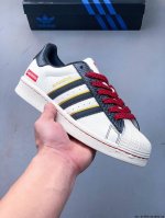 公司级头层！阿迪达斯Adidas Superstar 贝壳头经典百搭休闲板鞋 渠道正品订单 诠释市场最高工艺水平 贝壳头经典小白板鞋 专柜上架同步配色 全鞋进口