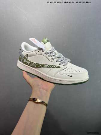 公司级Aj1倒勾Travis Scott X Air Jordan 1 Reverse Mocha Aj1乔1 Ts 闪电 联名倒钩 低帮文化篮球鞋 完美品质出 - 点击图像关闭