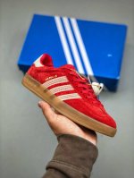 ad Original Gazelle Indoor Trainers 瞪羚室内鞋系列低帮复古百搭休闲运动德训风板鞋 Ji2756 尺码：35-45 半