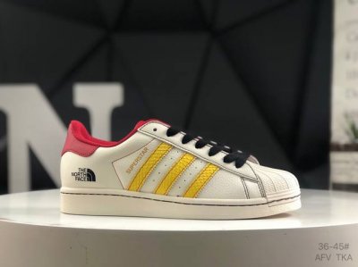 公司级带半码 阿迪达斯 三叶草Adidas Originals Superstar 经典贝壳头系列低帮百搭休闲运动板鞋Supreme限定 货号： Bz2525
