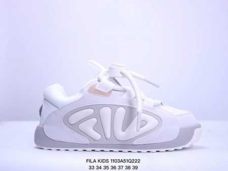 童鞋FILA KIDS 斐乐橄榄鞋 防滑耐磨 儿童休闲鞋 货号:K15B43 7FGB 尺码:33-39 XM 3Q222 - 点击图像关闭
