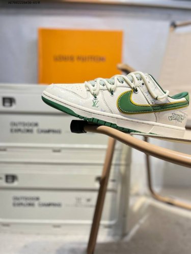 lv X Nike Sb Dunk Low 大厂出品 极力推荐 新配色 原装头层材料 独家版型蒸餾加工 帶來的是更好的视觉和脚感体验 大厂纯原品质出货 清洁度