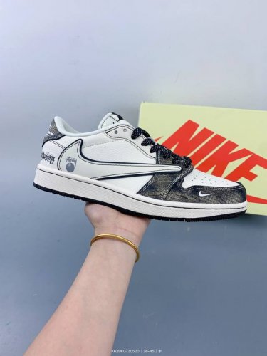 乔丹Air Jordan 1 Low Aj1 乔1低帮复古文化休闲运动篮球鞋倒勾 size 如图 编码 K620K0720520
