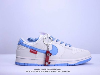 创意定制联名配色,经典美系街头品牌-至高无上supreme X Nike By You Sb Dunk Low Retro Sp扣篮系列低帮休闲运动滑板板鞋dq