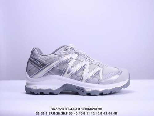 公司级salomon Xt-Quest Adv Beige “ 萨洛蒙 探索者系列户外越野跑鞋 410588 28鞋面采用sensifit贴合技术 全方位贴合包