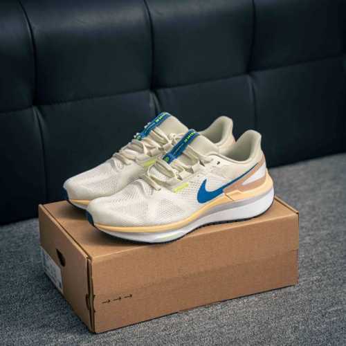 210 核心私 Nike Air Zoom Structure 登月 25代 网面透气跑鞋 官方一比一制作 纯原版本 原装组合大底 采用透气网眼鞋面搭配外翻式鞋