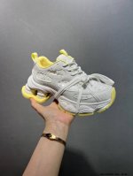 公司级Gg-Cc 林允同款 5Cm厚底增高 星河粒子 月牙底绑带镂空老爹鞋 春日踏青舒适度和少女感Ggcc 德训鞋界的白月光 银白配色好温柔 镂空鞋面 侧边绑带
