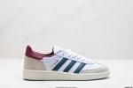 公司级adidas Handball Spezial 官方正确版本 阿迪达斯经典款 复古休闲板鞋 全鞋采用反毛皮制作 牛筋耐磨大底 承载青春情怀的板鞋 经典三条