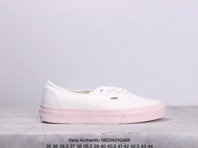 万斯官网同步更新vans Authentic 舒适 休闲 防滑耐磨 低帮 帆布鞋 男女同款 白色紫薯。鞋面整体以米白为主色，鞋底部分也同样表示了其合作身份。外底