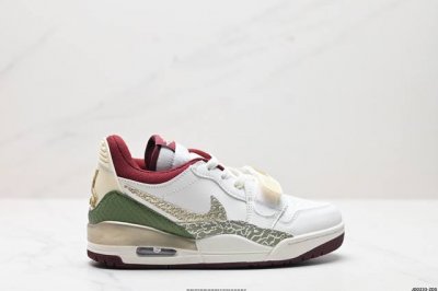 真标三合一最强合体，多种新配色回归耐克Nike Air Jordan Legacy 312 Low”White Grey Fog Blue Red“乔丹最强三合