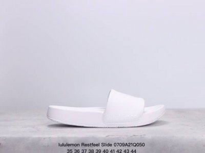公司级lululemon 露露乐蒙 Restfeel Slide 舒适 防滑耐磨一字拖鞋 货号:Lm9Ayys 尺码:35-44 Xm0709Q050