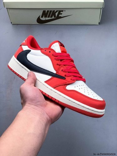 公司级头层！耐克Nike Air Jordan 1 Low Aj1乔1 倒勾低帮潮流缓运动休闲板鞋。Aj1 低帮拼接 完美版型真头层牛皮# 内置缓震气垫 原鞋开