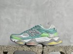 ay New Balance Nb9060系列 新百伦绒面革网布经典百搭防滑耐磨透气低帮生活休闲鞋 蓝色 U9060Dbt 全套原楦原纸板原厂数据开发 进口三明
