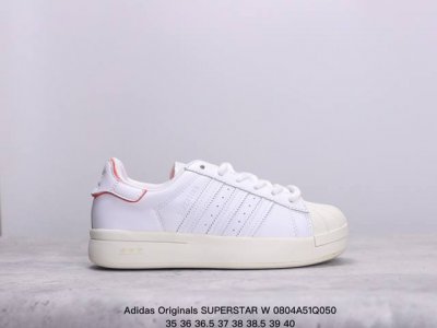 公司级adidas Originals Superstar W 纯原版本 渠道正品订单 诠释市场最高工艺水平 贝壳头经典小白板鞋 专柜上架同步配色 全鞋进口头层