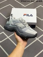 Fila斐乐 鱼刺3.0网布皮革 舒适百搭 厚底低帮舒适 生活休闲老爹鞋 货号:F12W411105Fsw 尺码: 35 36 36.5 37.5 38 38.