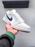 公司级头层！耐克Nike Air Jordan 1 Low Aj1 乔1 低帮潮流运动休闲板鞋。Aj1 低帮拼接 完美版型真头层牛皮# 内置缓震气垫 原鞋开模