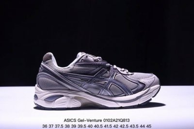 公司级asics 亚瑟士 Gel-Venture 6 系列城市休闲运动跑步鞋时尚复古男女鞋 老爹鞋 Gel- Venture6跑鞋是越野跑者的多功能选择。专为喜