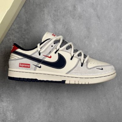 本地 核心私 Nk Sb Dunk Low Sup联名 绑带猪八蓝勾 周年高端定制 低帮休闲板鞋 #定制鞋盒 大厂纯原品质出货 超高清洁度 皮料切割干净无任何毛
