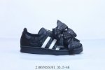 阿迪达斯Adidas三叶草 Originals Superstar 粗鞋带丝绸贝壳头经典百搭休闲运动板鞋210670Ssuoi 35.5-46