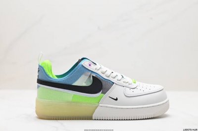 真标nike Air Force 1 Low 07 React原楦头原纸板 打造纯正低帮空军版型 专注外贸渠道 全掌内置蜂窝气垫 原盒配件 原厂中底钢印、拉帮完