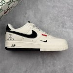 本地 核心私 nike Air Force 1 07 Low 古驰联名 双拼小黑勾 空军一号低帮休闲板鞋 #原楦头原纸板 原装鞋盒 定制五金配件 内置全掌气垫