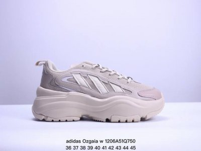 真标ad Originals Ozgaia W 3.0 Oz盖娅系列低帮增高老爹风复古缓震休闲运动慢跑鞋 灰粽 Ozgaia老爹鞋的设计灵感源于复古运动风，鞋面