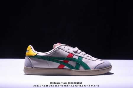 110 亚瑟士 Onitsuka Tiger Tokuten 复古低帮休闲跑鞋 炎夏必备 Tokuten的灵感来源于80年代的室内用鞋 T-Toe前足补强设计 - 点击图像关闭