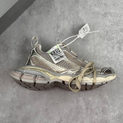 本地 核心私 法国高端奢侈品牌-巴黎世家Balenciaga 3Xl Sneakers 3+系列 10代520限定款 低帮复古阔型底姥爹风潮流百搭休闲慢跑鞋 男