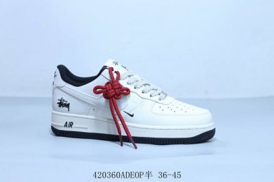Nike Air Force 1 Af1耐克 空军一号休闲板鞋 斯图西联名 货号 Xz6188-713 420360Adeop半 36-45