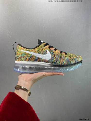 公司级Nike Air Max Flyknit 舒适百搭减震耐磨 低帮 休闲跑步鞋 Nike Flyknit Air Max 跑步鞋使用备受欢迎的创新Flykn