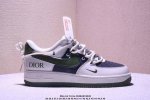 海外限量发售 公司级Nike Air Force 1 '07 Low 北面联名--黑绿抽绳 空军一号 低帮 运动鞋 休闲鞋 折边针车 工艺难度大 原楦头原纸板