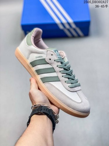 真标Adidas Originals Wb pony Tonal Samba Og 桑巴舞系列绅士德训足球风百搭低帮休闲运动板鞋 货号:Jp7380 尺码:36