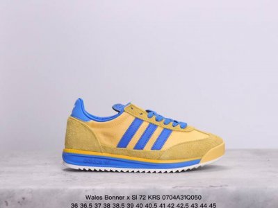 复古前卫都占了，联乘英国设计师品牌wales Bonner X Sl 72 Krs 经典复古低帮休闲运动慢跑鞋 尺码：36 36 37 38 38 39 40