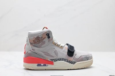真标Nike Air Jordan Legacy 312 High Aj312 耐克乔丹三合一混合版本高帮文化休闲运动篮球鞋 货号:Av3922-126 尺码: