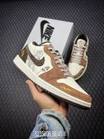 Air Jordan 1 Low Aj1 乔1 神话悟空 高端定制 低帮复古篮球鞋 Dc2024-034 #定制鞋盒 大厂纯原品质出货 超高清洁度 皮料切割干净