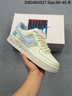 nike Air Force 1 Low 07 白灰蓝麻绳涂鸦 原楦头原纸板 打造纯正低帮空军版型 专注外贸渠道 全掌内置蜂窝气垫 原盒配件 原厂中底钢印 拉帮