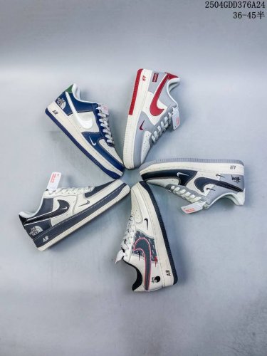 海外限量发售！公司级Nike Air Force 7 Low “北面联名--黑绿双勾”空军一号 低帮 运动鞋 休闲鞋 折边针车 工艺难度大 原楦头原纸板 原装鞋