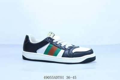 Gucci 古驰 经典款双G条纹女鞋复古做旧脏脏鞋老花小脏鞋板鞋 49055Adtoi 36-45