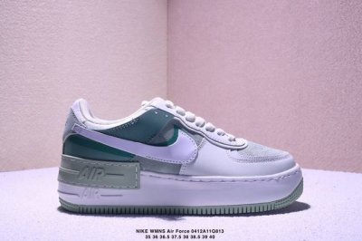 真标耐克Nike Wmns Air Force 1 Shadow全新少女系解构主义设计 马卡龙空军一号轻量增高低帮百搭板鞋 为经典设计注入玩味元素 分层结构、加