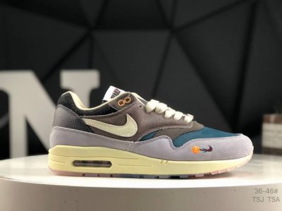 Kasina X Nike Air Max 1”Won-Ang Orange“初代复古气垫百搭休闲运动慢跑鞋 货号：Dq8475-001 尺码：36-46 半